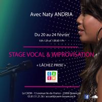 Stage Vocal & Improvisation. Du 20 au 24 février 2017 à Besançon. Doubs.  10H00